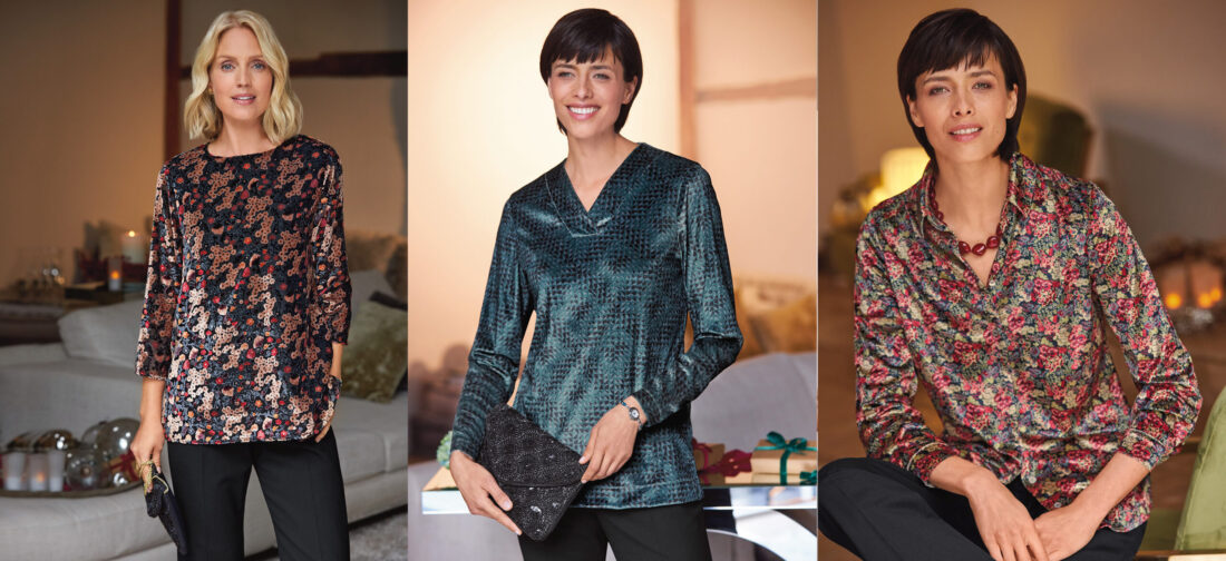 How to style our devoré and velour pieces