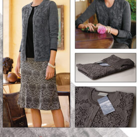 Lace Front Cardigan